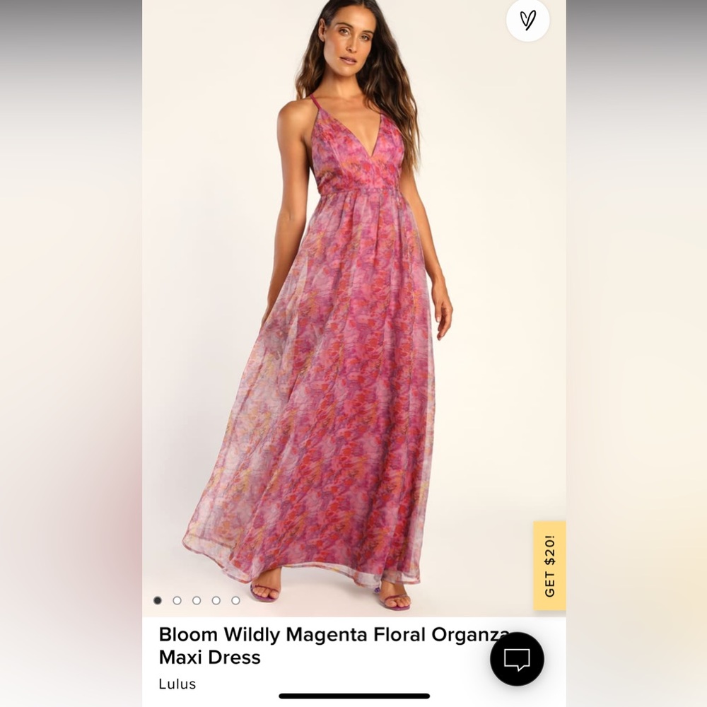 Lulu’s Floral Maxi Dress